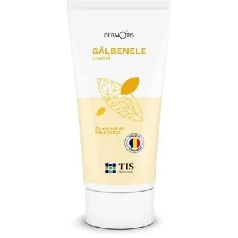 Reducere Dermotis crema cu galbenele, 50 ml, Tis Farmaceutic