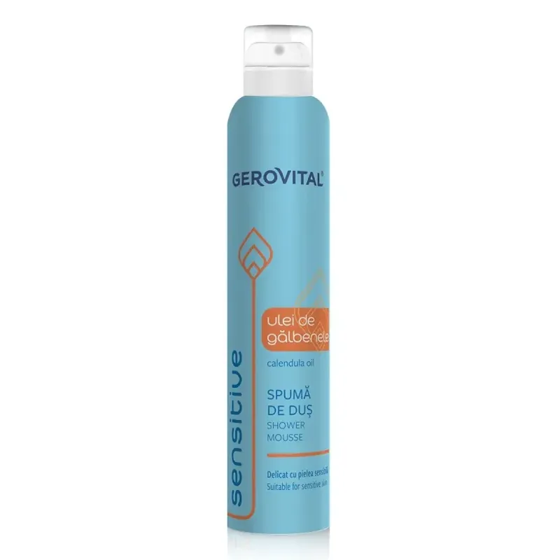 Disponibil imediat Spuma de dus Sensitive, 200 ml, Gerovital