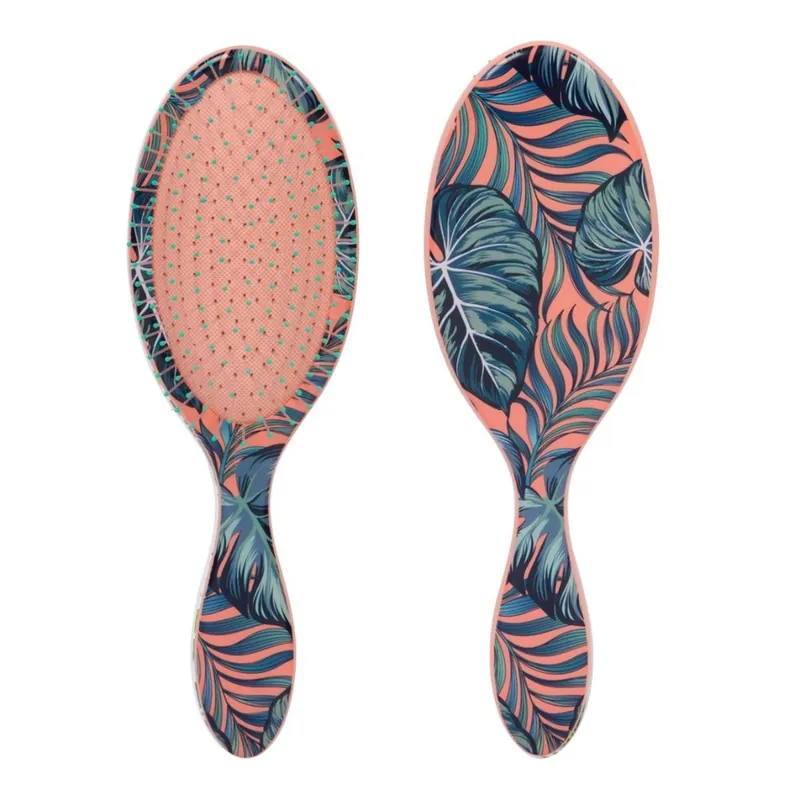 Disponibil imediat CalaPerie pentru Parul Umed & Uscat Wet-N-Dry Hair Brush - Coral Palm