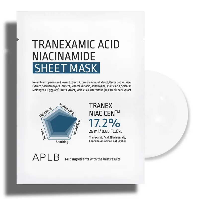 Livrare rapidă APLBMasca luminozitate Tranexamic Acid Niacinamide Sheet Mask