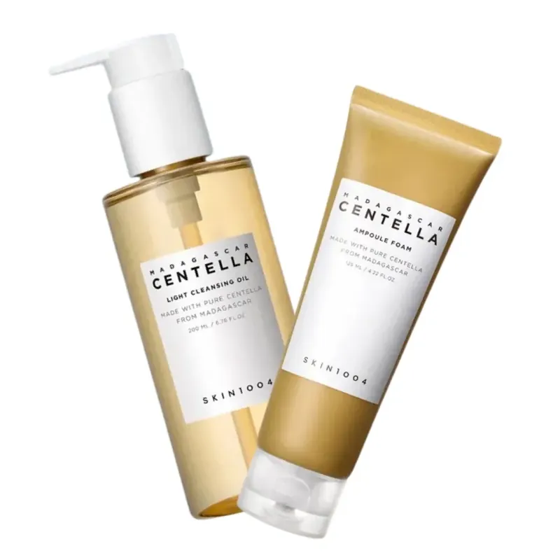 Disponibil imediat SKIN1004Set pentru dublă curățare a tenului Madagascar Centella Double Cleansing Duo