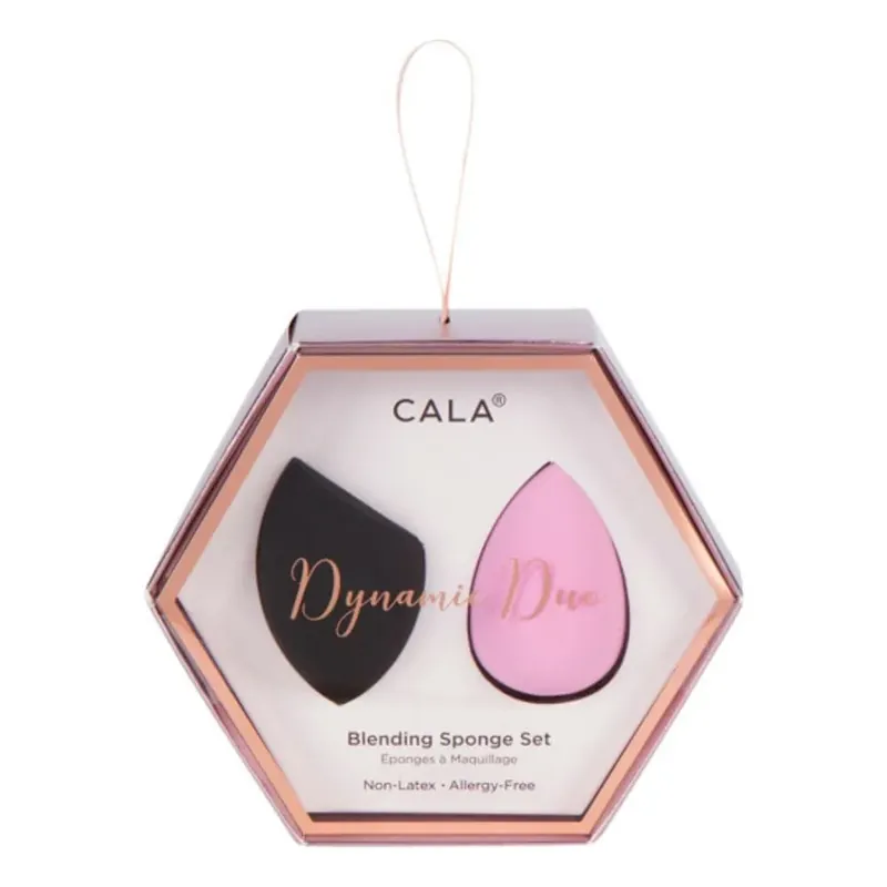CalaBuretei pentru Machiaj Dynamic Duo Blending Sponge Set Black / Pink Disponibil imediat