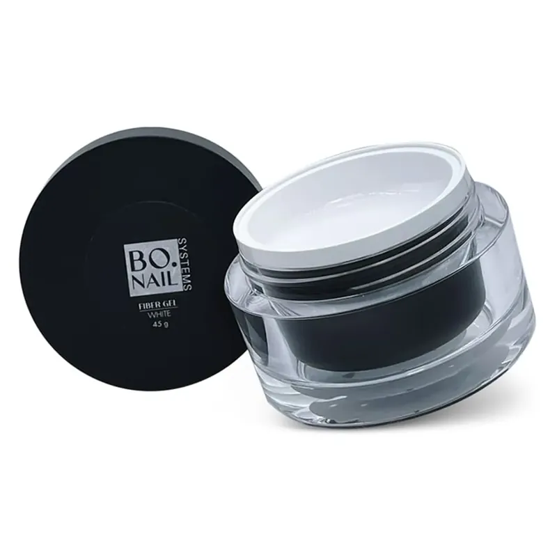 BO.NAILGel UV pentru Constructie Fiber Gel White 45 g Preț promoțional