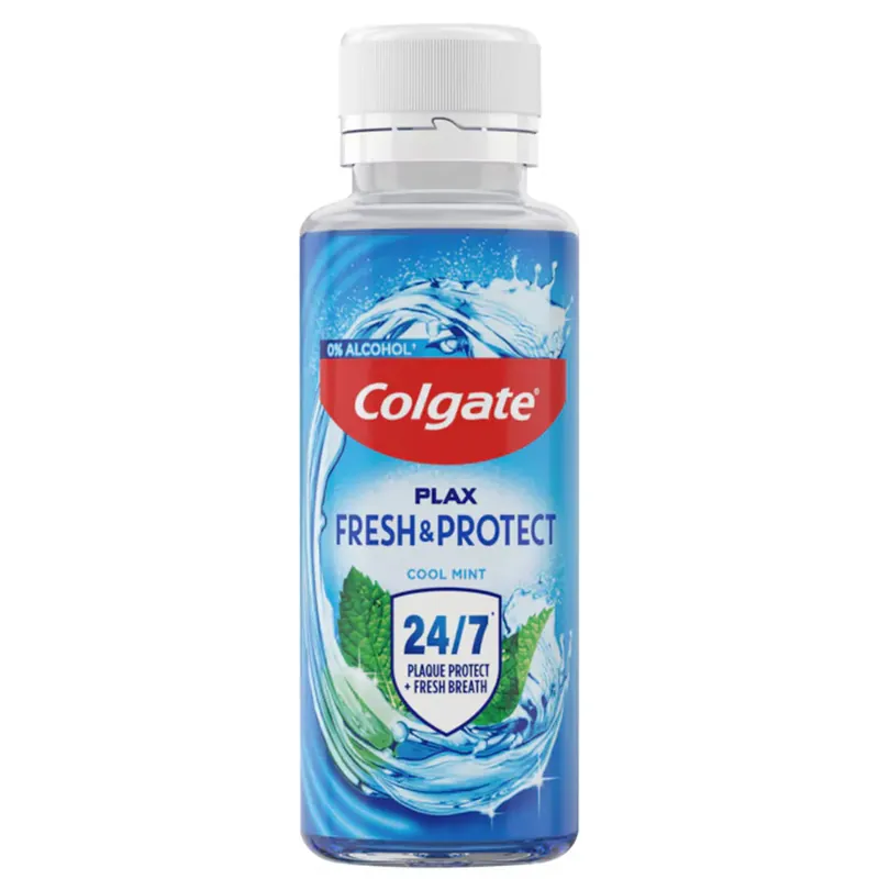 Apa de gura Colgate Plax Fresh & Protect Cool Mint, 100 ml Cel mai bun preț