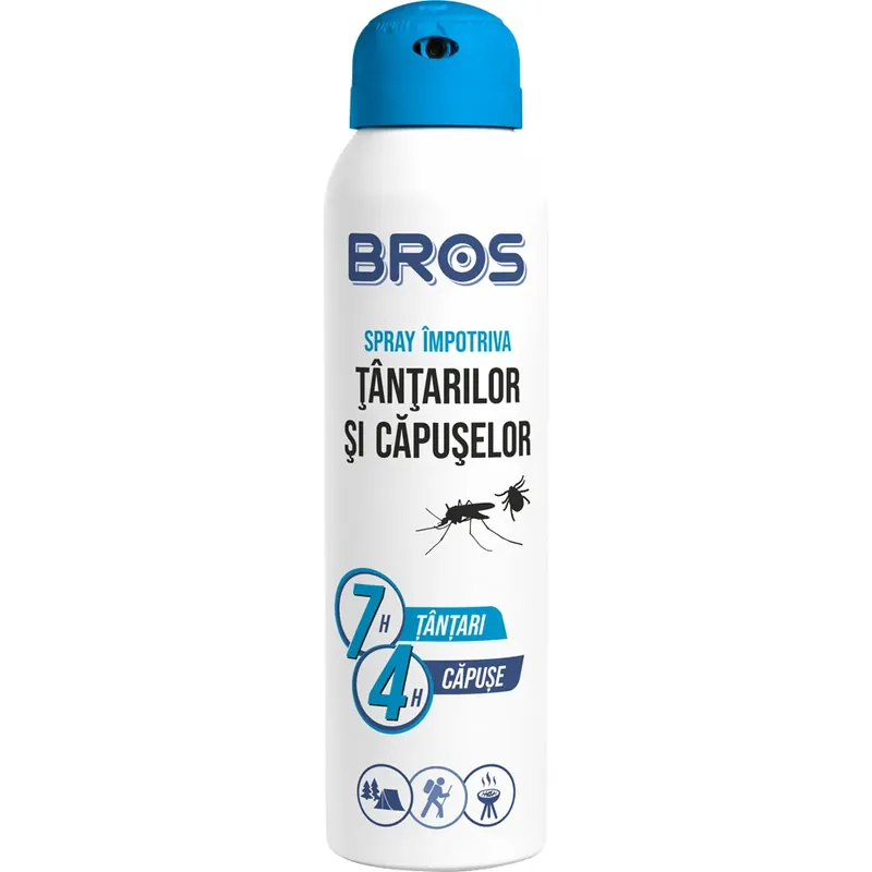 Preț redus Spray impotriva tantarilor si capuselor Bros, 90 ml