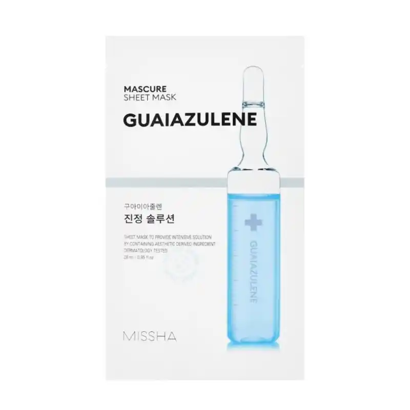 Reducere de preț Masca faciala calmanta cu guaiazulene Missha Mascure, 27 ml