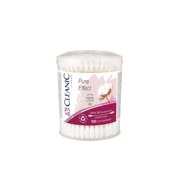 Betisoare de urechi Cleanic Pure Effect, 100 bucati Ofertă de sezon