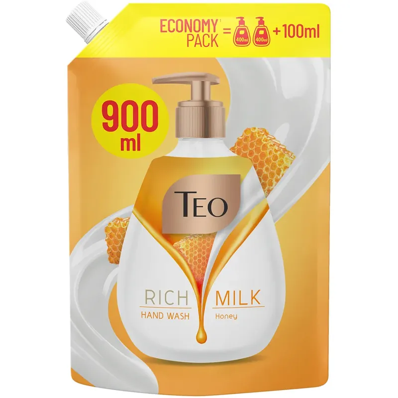 Rezerva sapun lichid Teo Rich Milk Honey, 900 ml Super ofertă