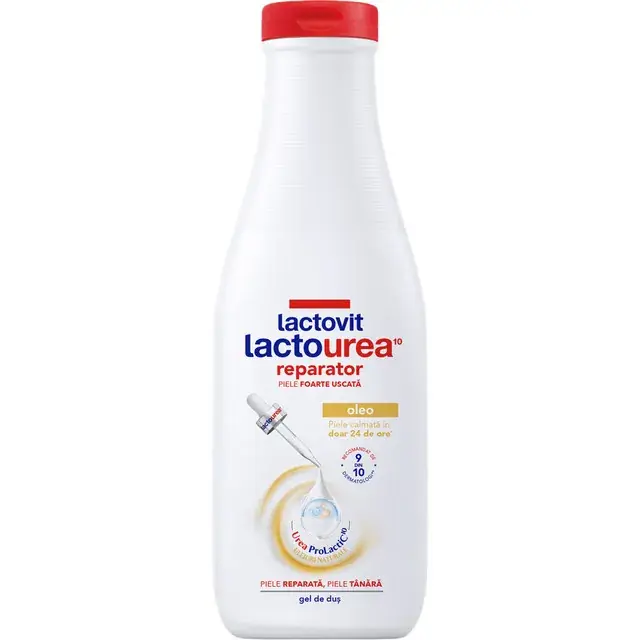 Reducere Gel de dus Lactovit Lactourea Oleo, 600 ml