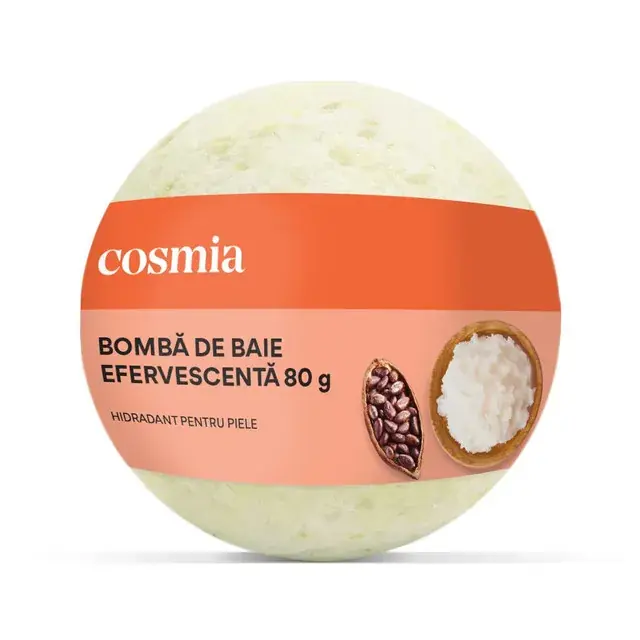 Bomba de baie efervescenta Cosmia, 80 g Ofertă exclusivă