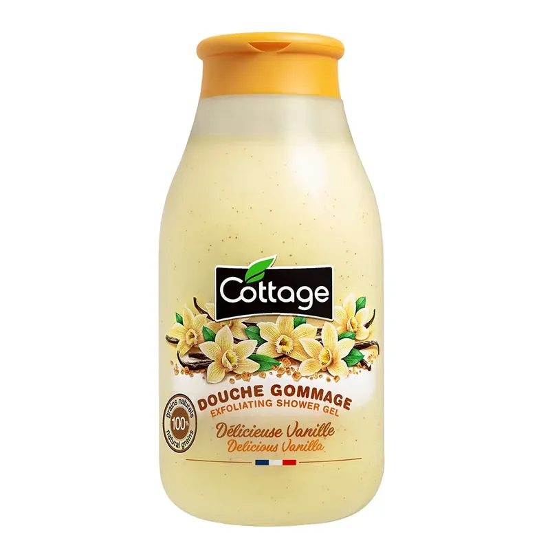 Gel de dus exfoliant Cottage Vanilie, 270 ml Bestseller