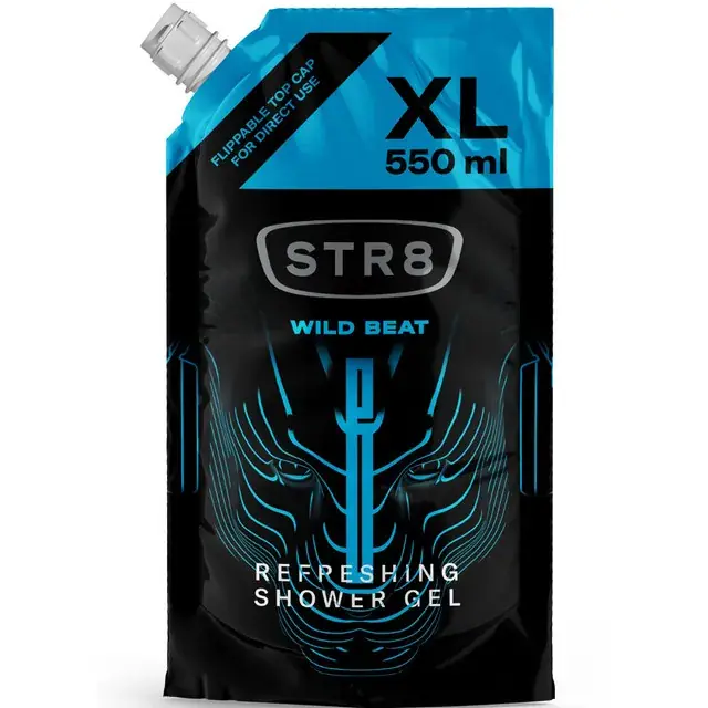 Rezerva gel de dus STR8 Wild Beat, 550 ml Ultima șansă