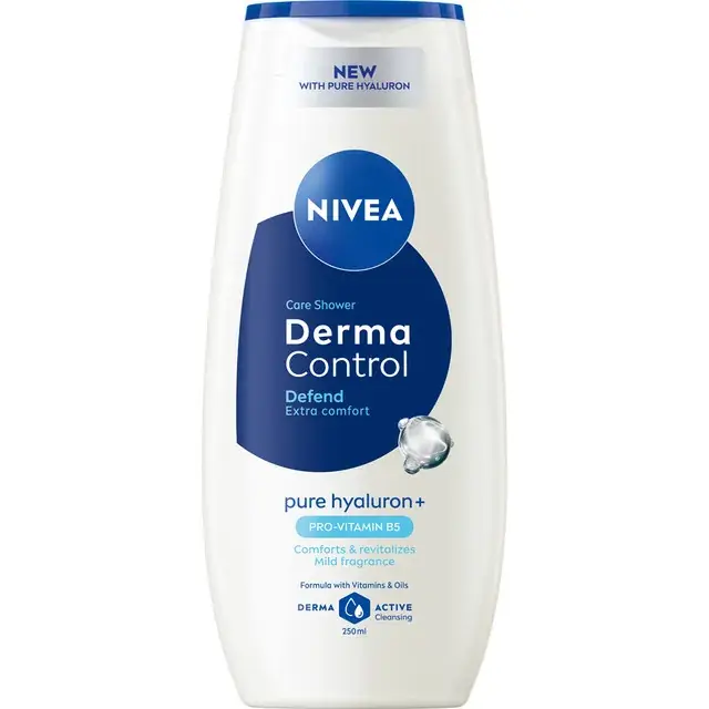 Ieftin Gel de dus Nivea Derma Control Defend, 250 ml