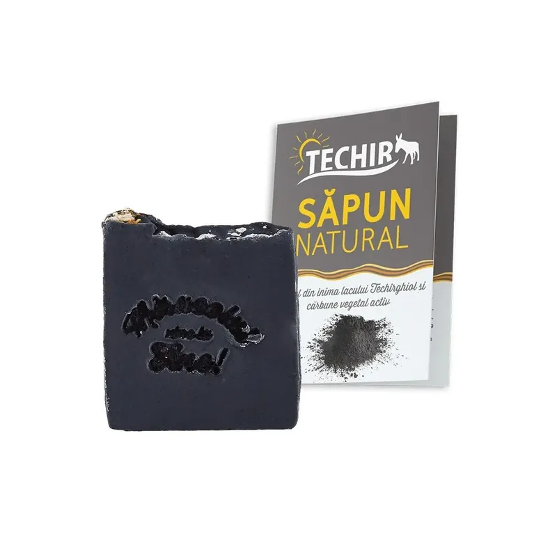 Sapun natural cu namol si carbune activ vegetal, 110g Plată securizată