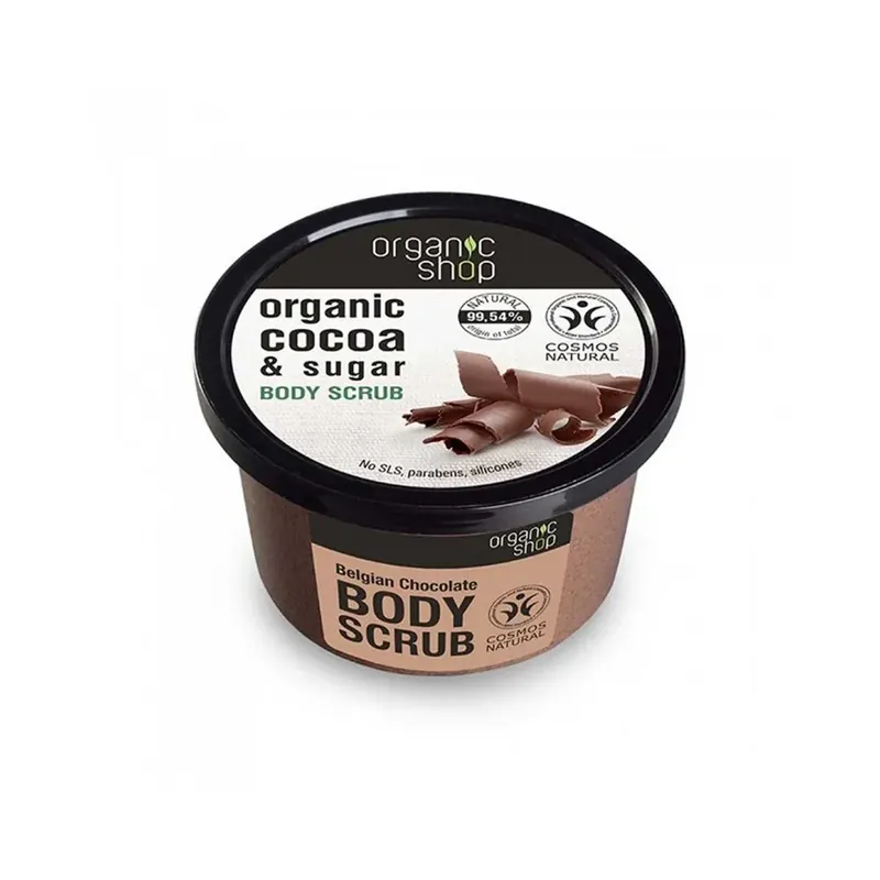 Scrub de corp Organic Shop Belgian Chocolate, 250ml Discount