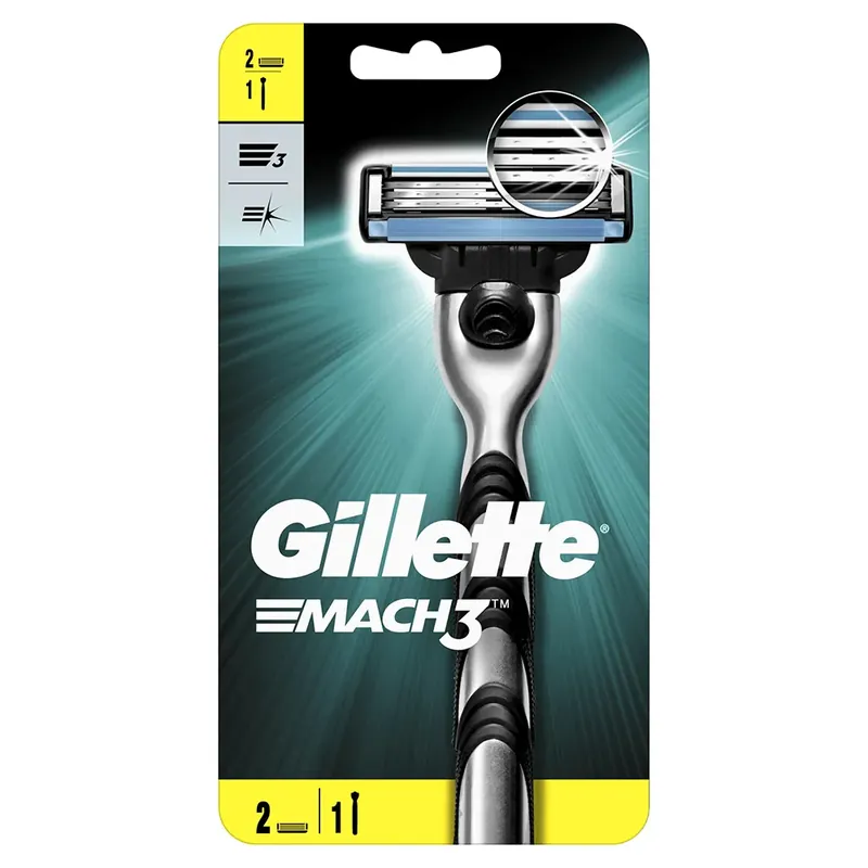 Promoție Aparate de ras Gillette Mach3, 2 rezerve